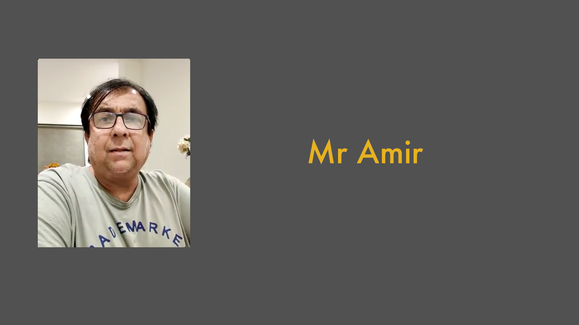 Mr Amir Testimonial